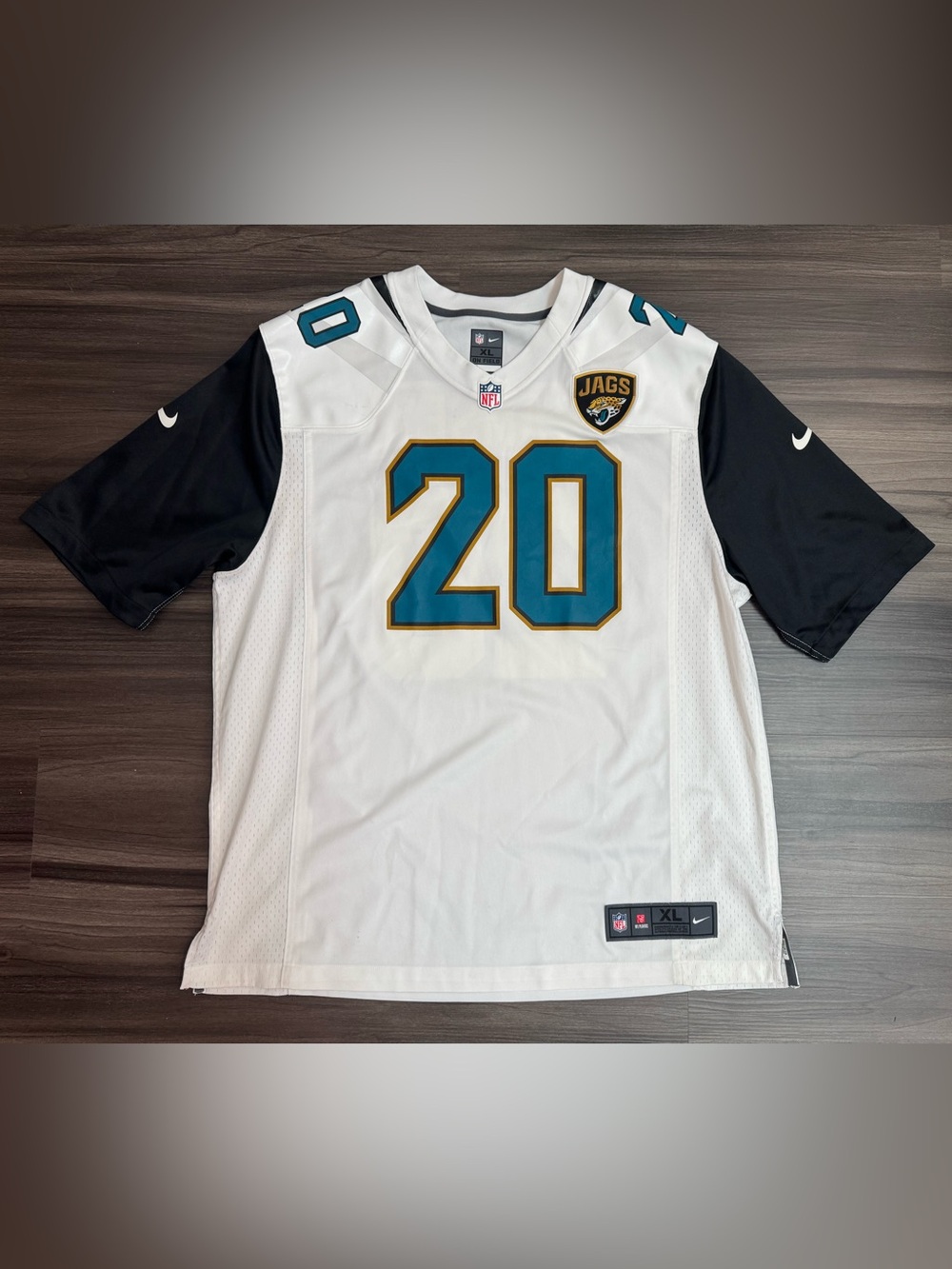 Nike Jacksonville Jaguars Jalen Ramsey #20 NFL On Field Away Game Jersey Men XL